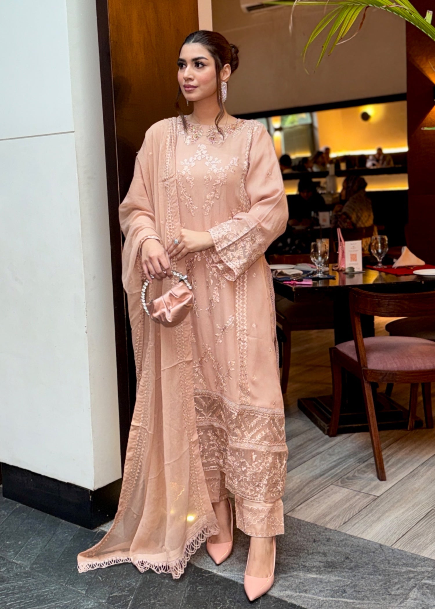 Ayesha B beige (Amna) Women 3pcs