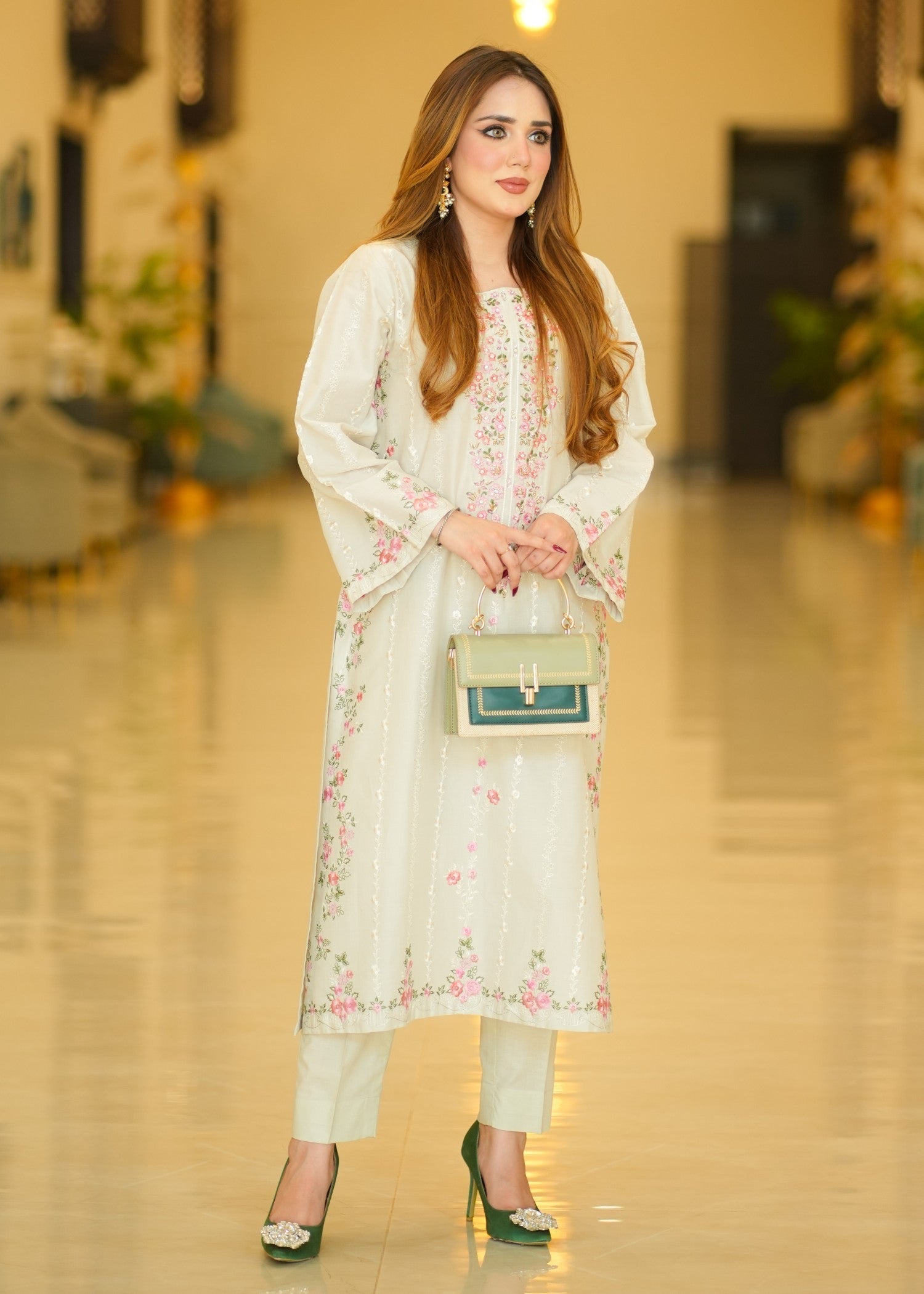 Sahibas By Mirza Adaab Ivory Women 2pcs