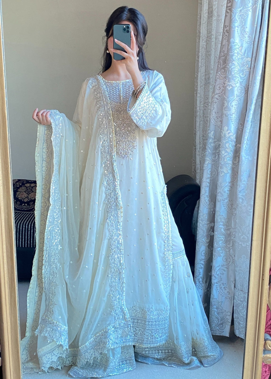 Four Season Boutique HASEENS FARSHY CREAM Women 3pcs