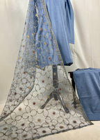Abana Farshi Shalwar Grey Women 3pcs