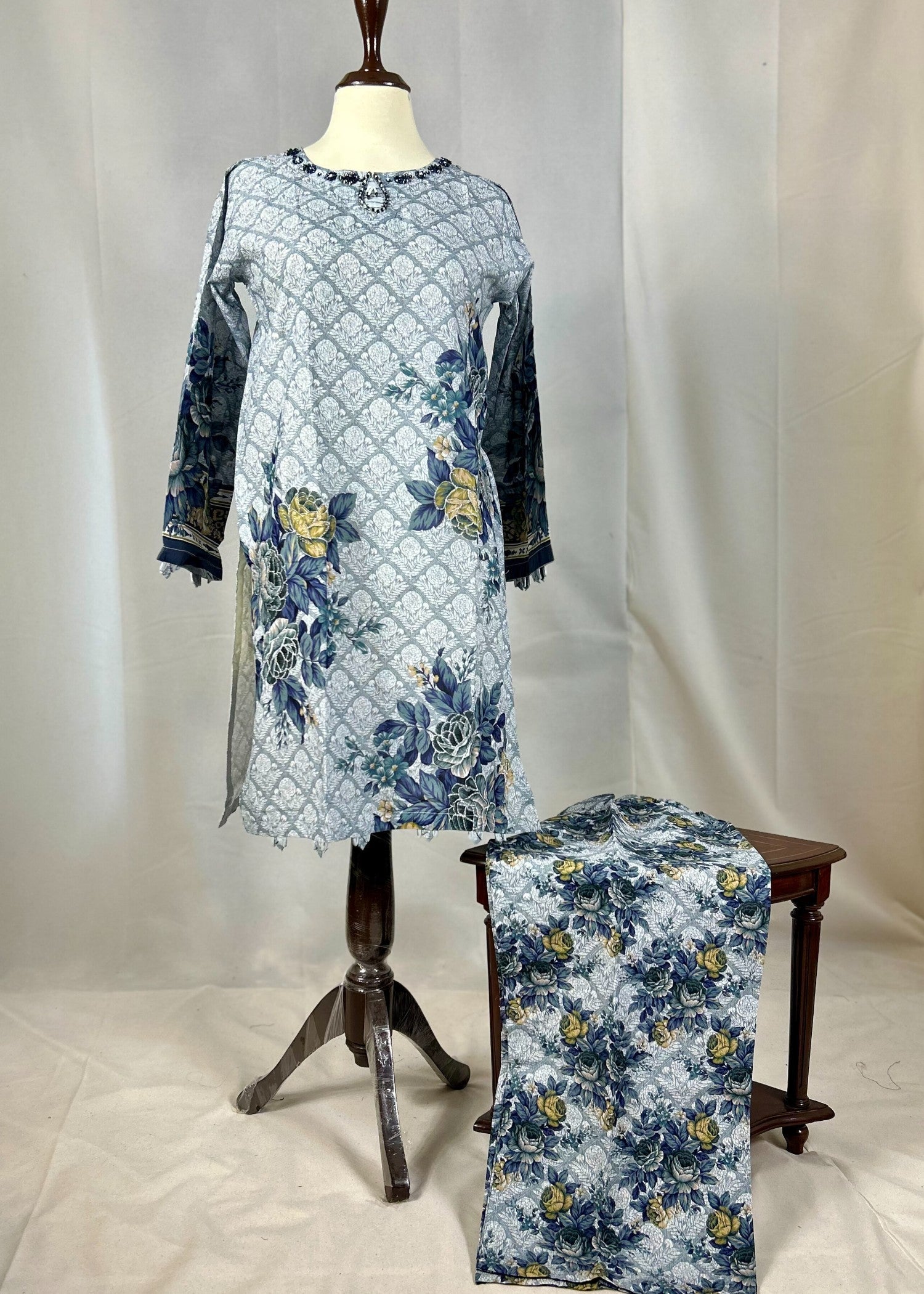 Abana Steal Grey Lawn Women 2pcs