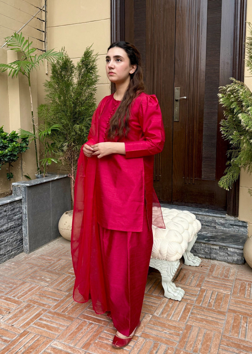 Teen Meter Cherry Red Women 3pcs