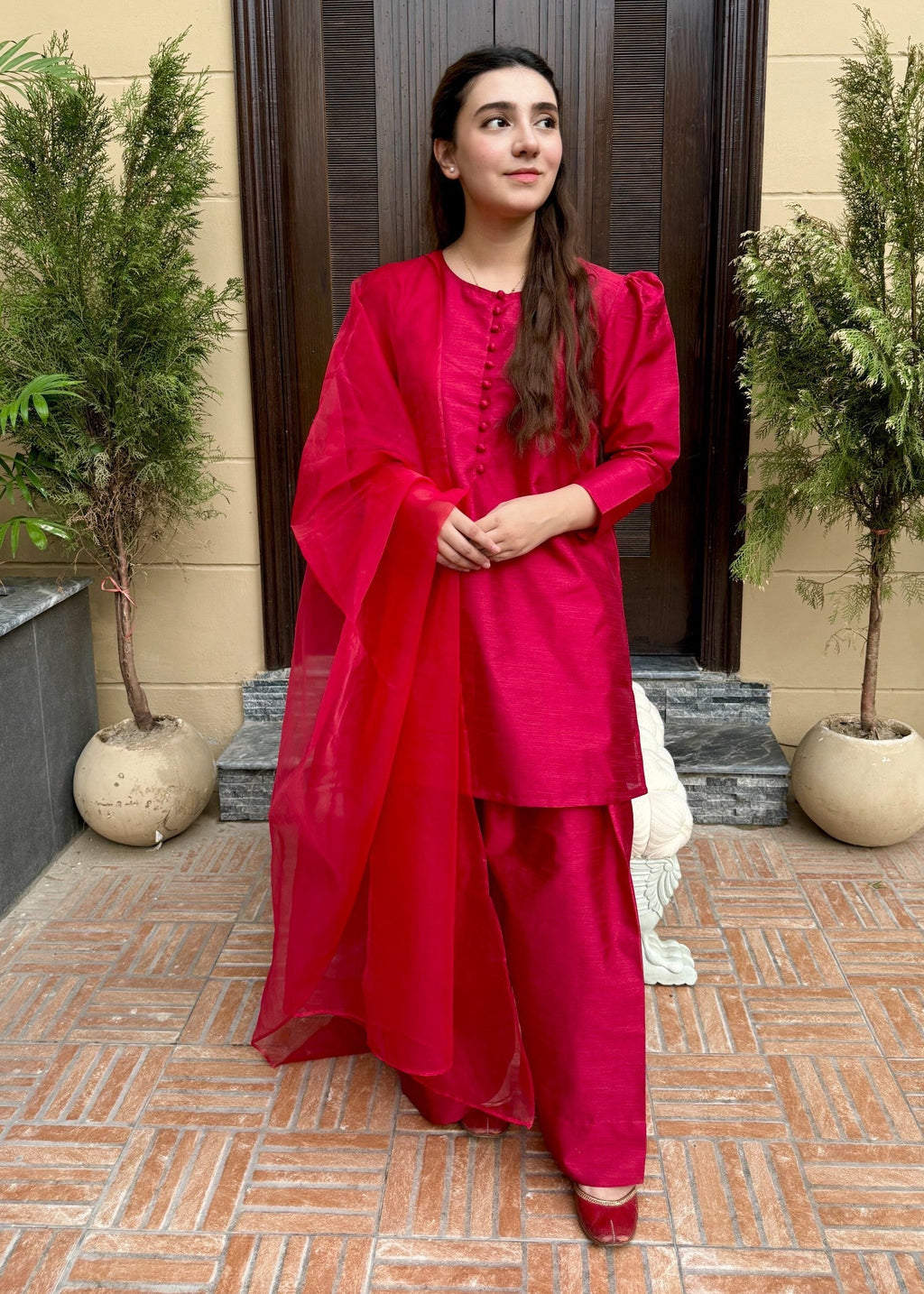 Teen Meter Cherry Red Women 3pcs