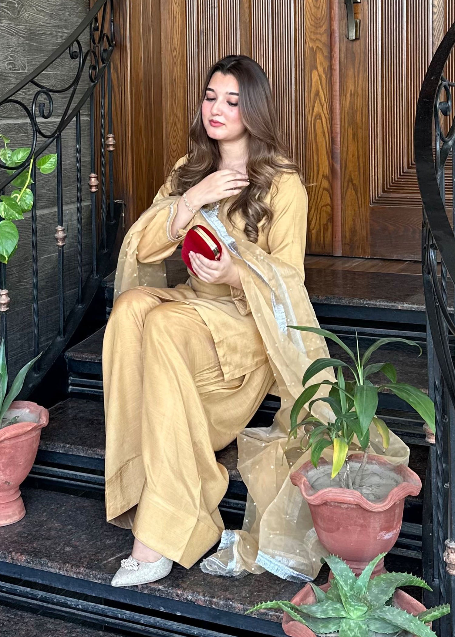 Momin Online Farshi Shalwar S001 Women 3pcs