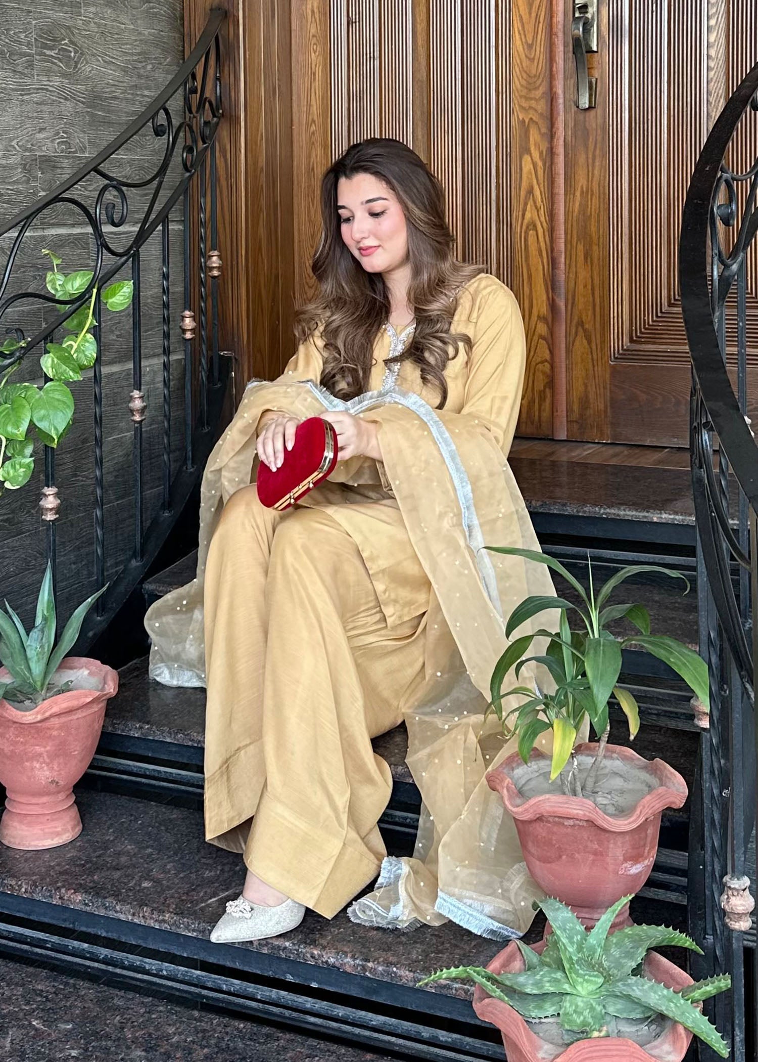 Momin Online Farshi Shalwar S001 Women 3pcs