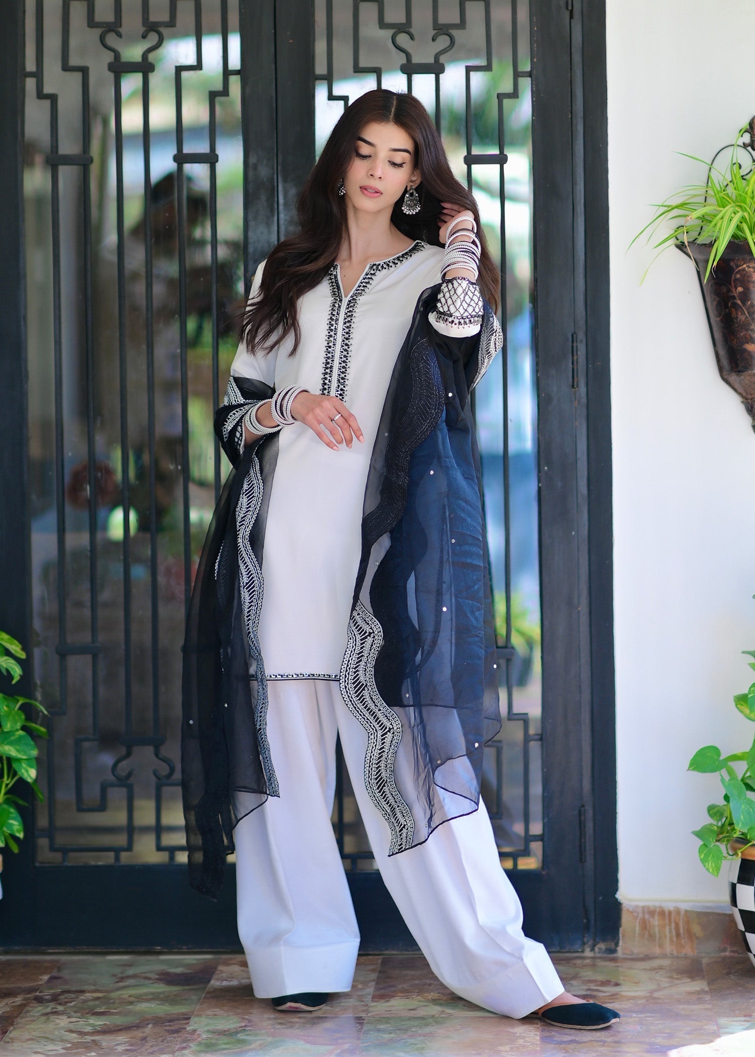 Rang-e-Haya Elf (white) Women 3pcs