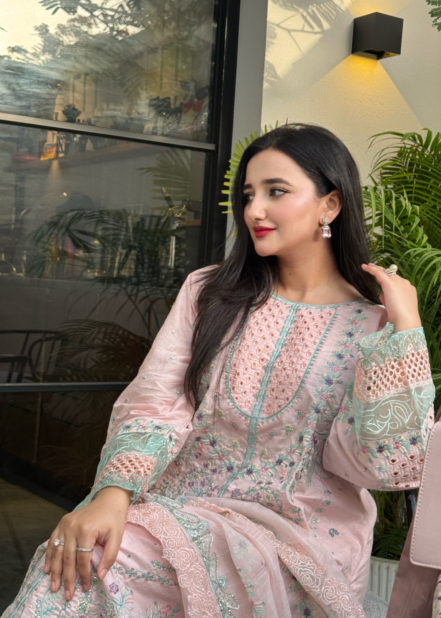 Suits By Sadia Peachy pinky astoria Women 3pcs