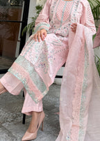 Suits By Sadia Peachy pinky astoria Women 3pcs