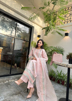 Suits By Sadia Peachy pinky astoria Women 3pcs