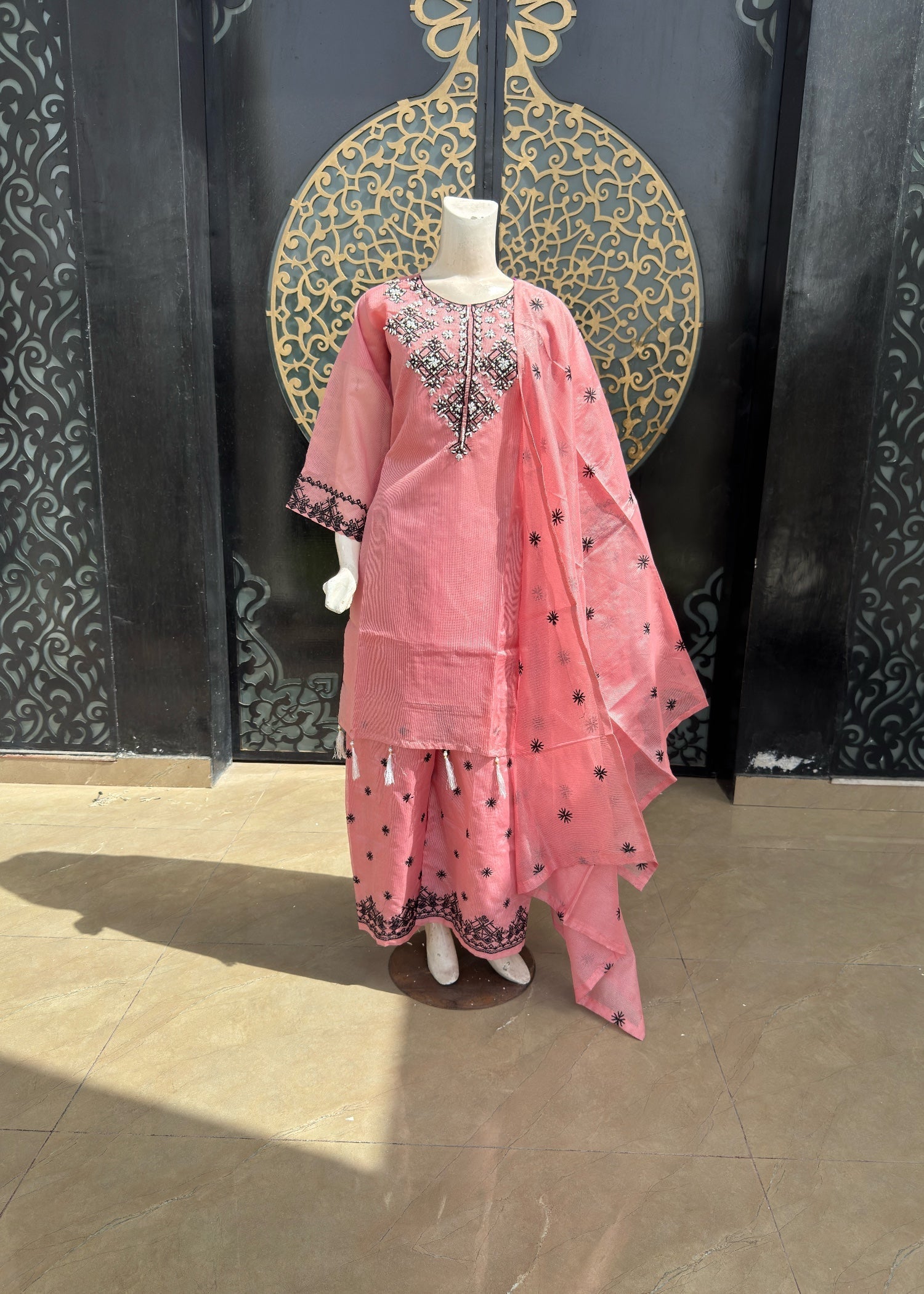 Noir Stitched Jp54 2Pink Women 3pcs