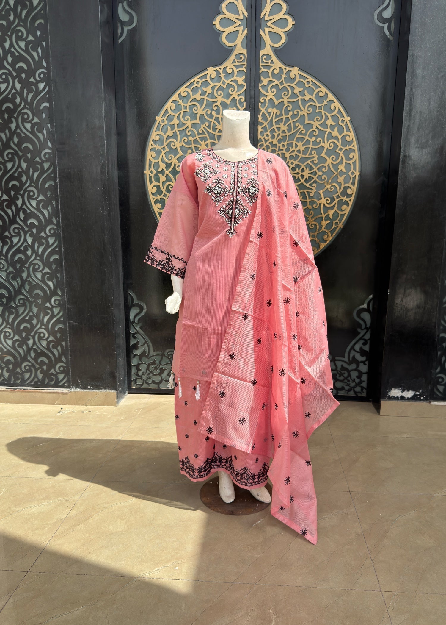 Noir Stitched Jp54 2Pink Women 3pcs