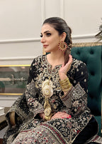Zarmaad Noor e Nazar 04 – Classic Black Women 3pcs