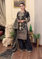 Zarmaad Noor e Nazar 04 – Classic Black Women 3pcs