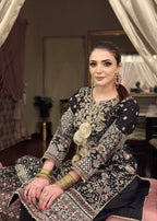 Zarmaad Noor e Nazar 04 – Classic Black Women 3pcs
