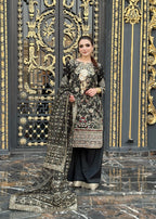 Zarmaad Noor e Nazar 04 – Classic Black Women 3pcs