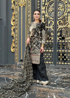 Zarmaad Noor e Nazar 04 – Classic Black Women 3pcs