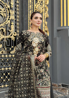 Zarmaad Noor e Nazar 04 – Classic Black Women 3pcs