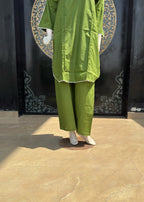 Noir Stitched (jp36) Green Women 2pcs