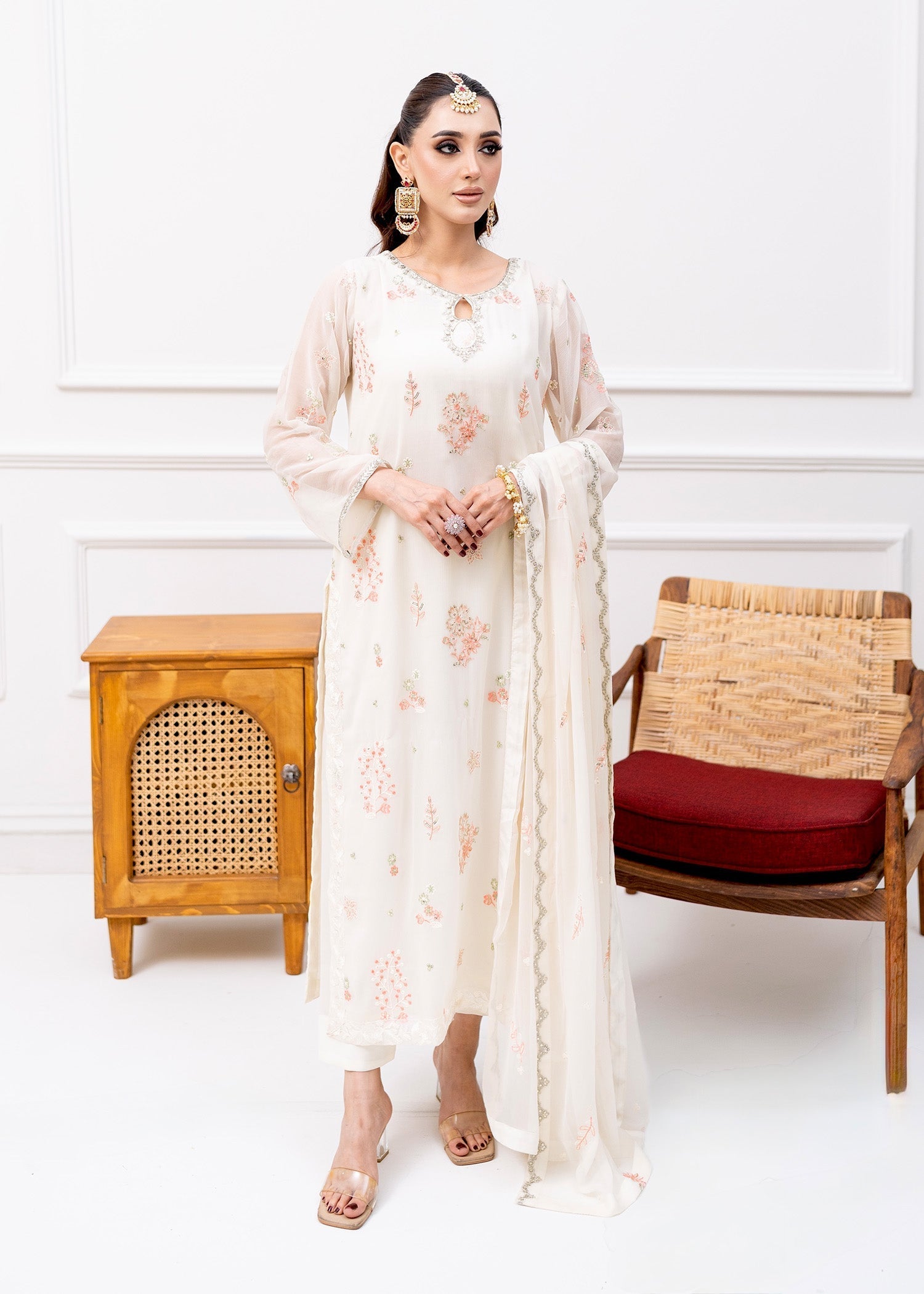 Agha Jaan MAAHI Women 3pcs