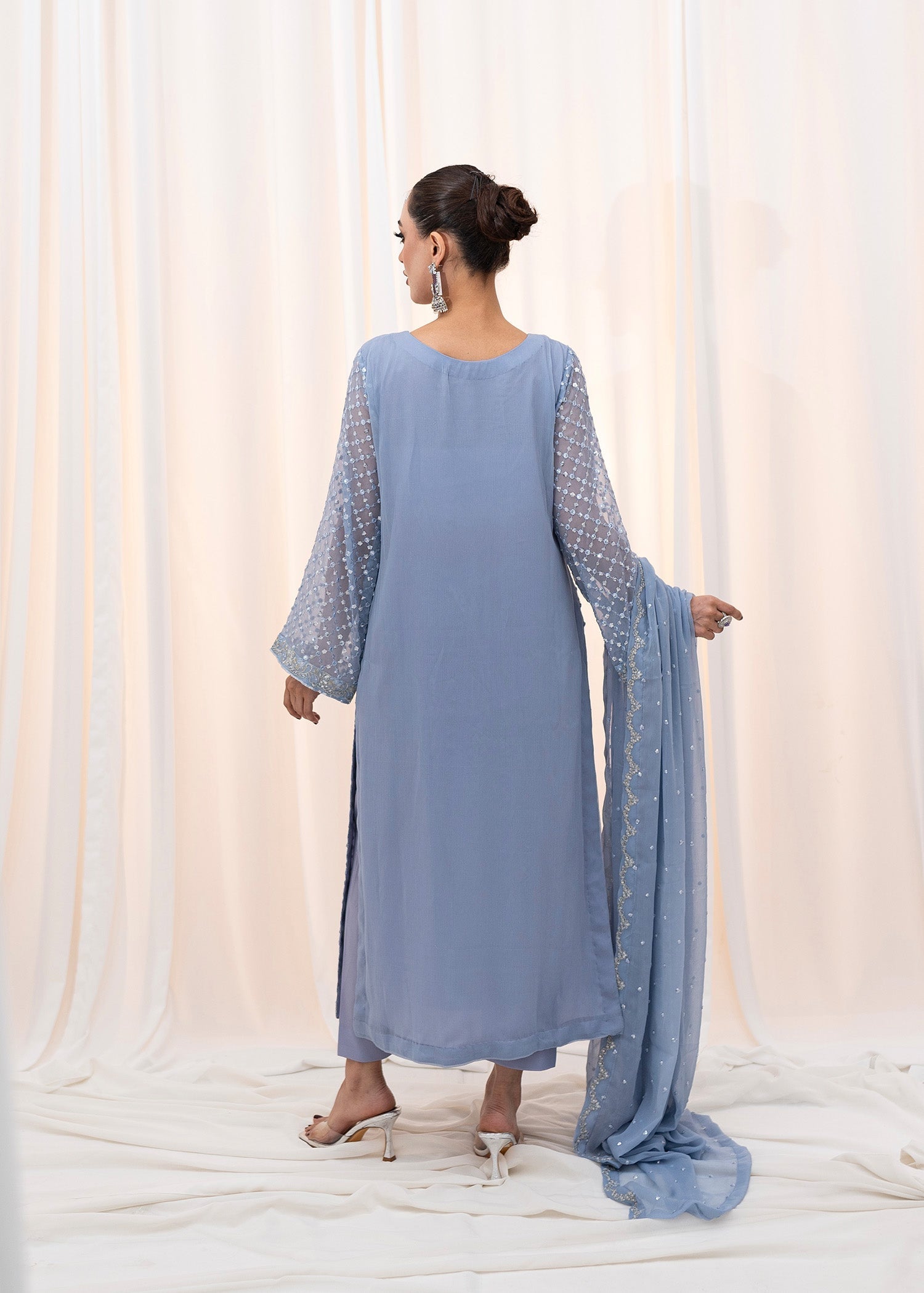 Agha Jaan AZURE Women 3pcs