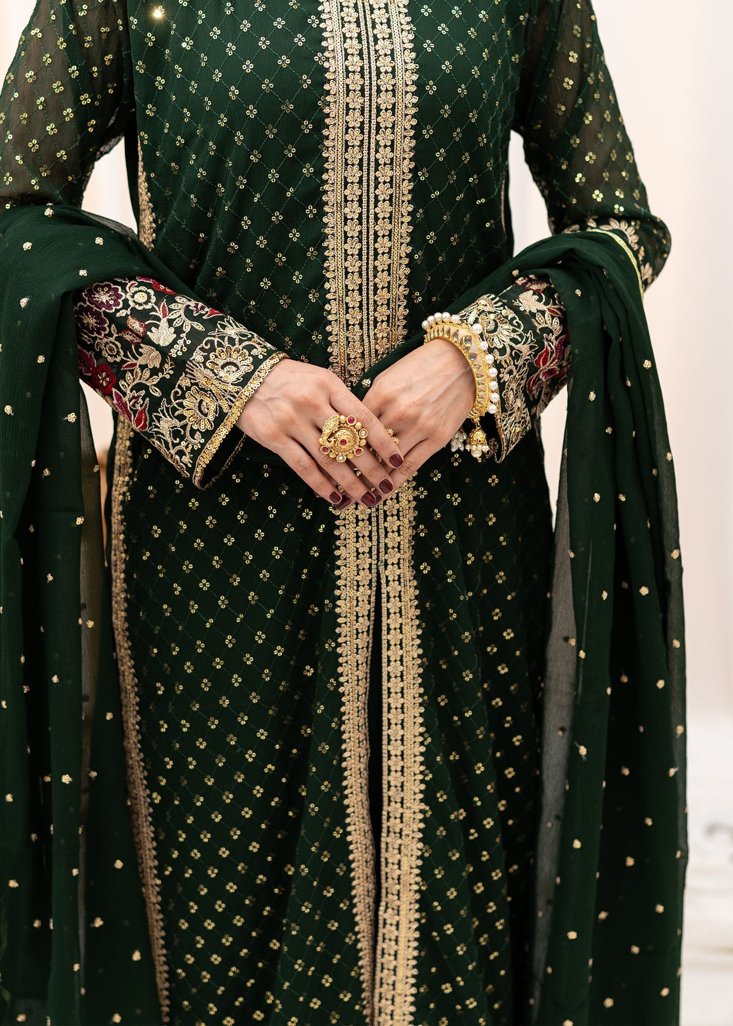 Agha Jaan MEHMAL Women 3pcs