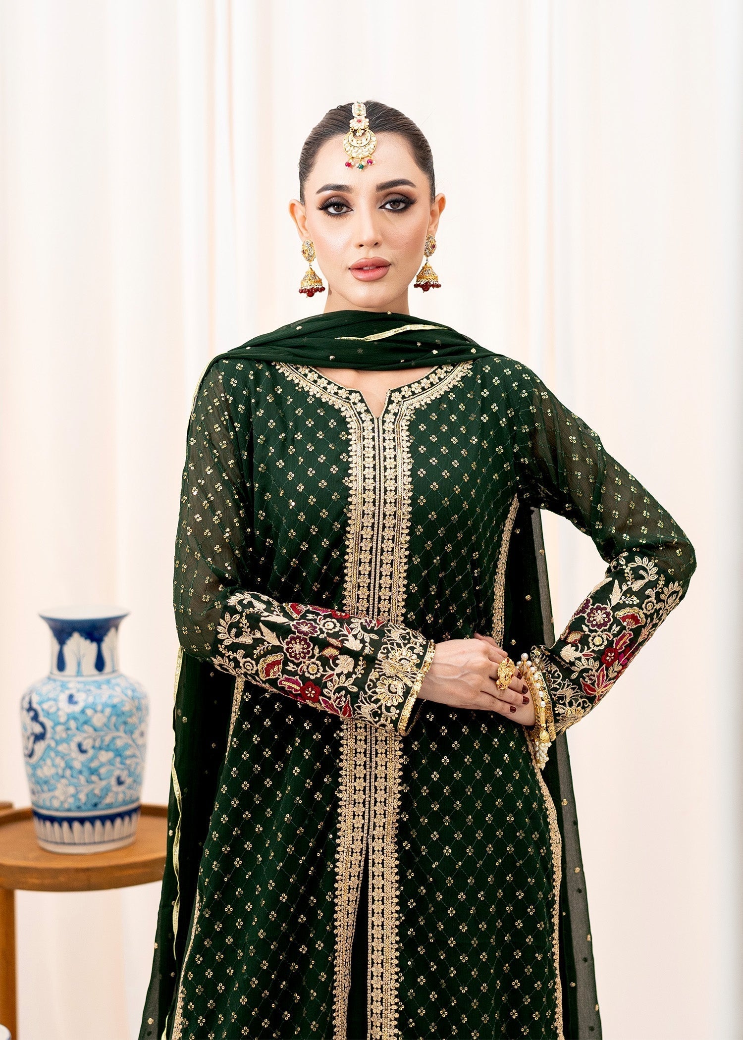 Agha Jaan MEHMAL Women 3pcs