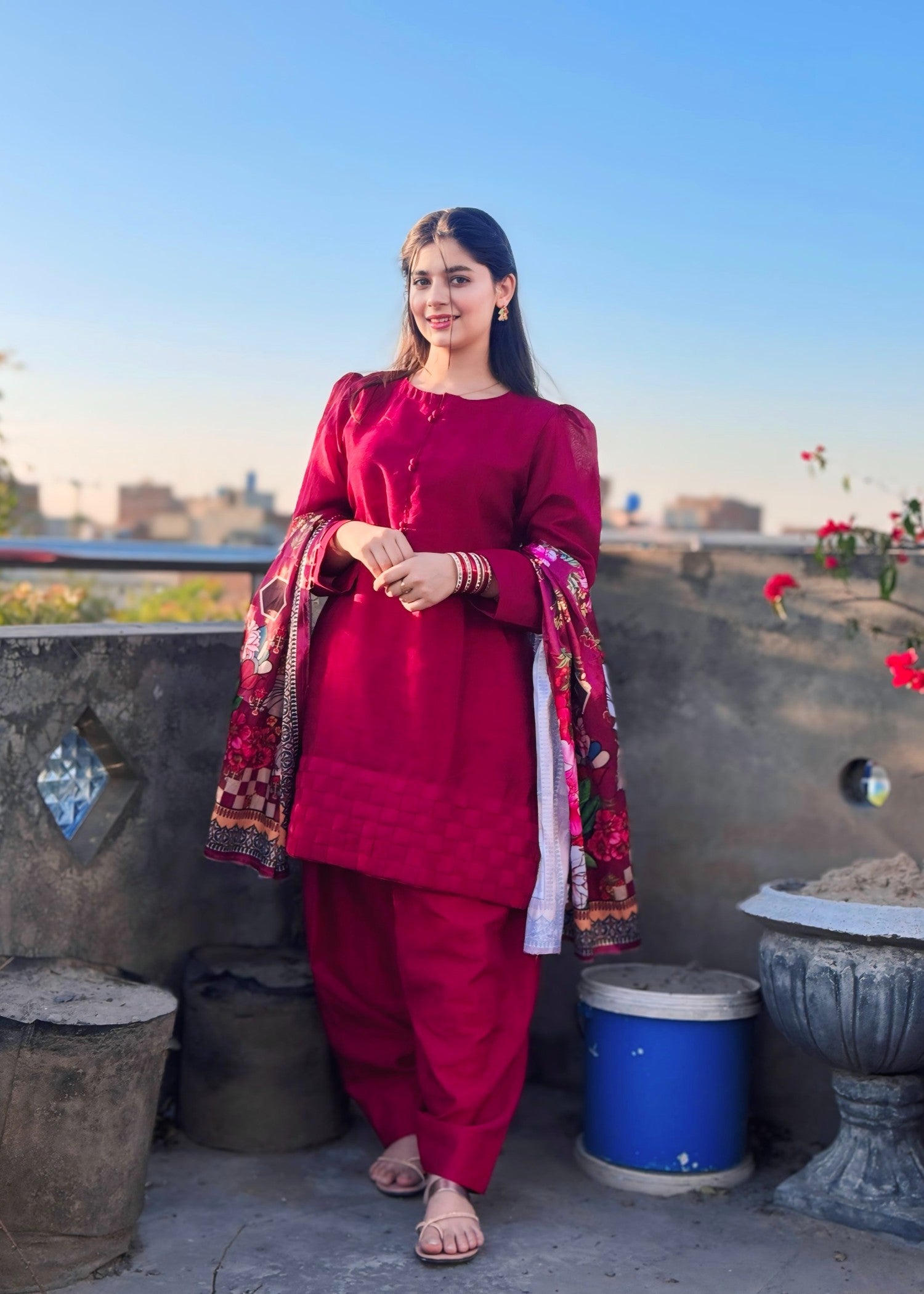 Issa&Maryam FARSHI HOT PINK Women 3pcs