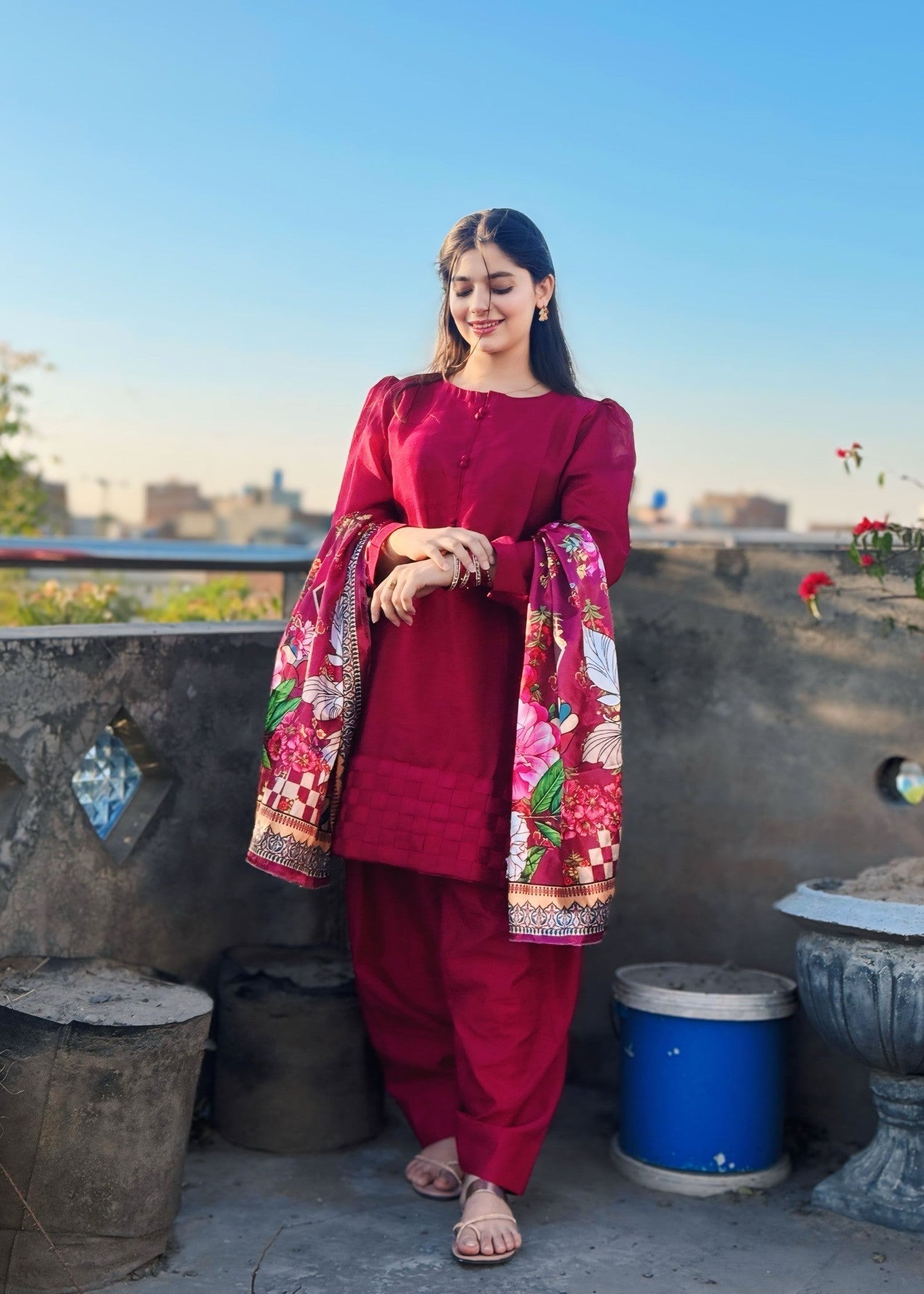 Issa&Maryam FARSHI HOT PINK Women 3pcs