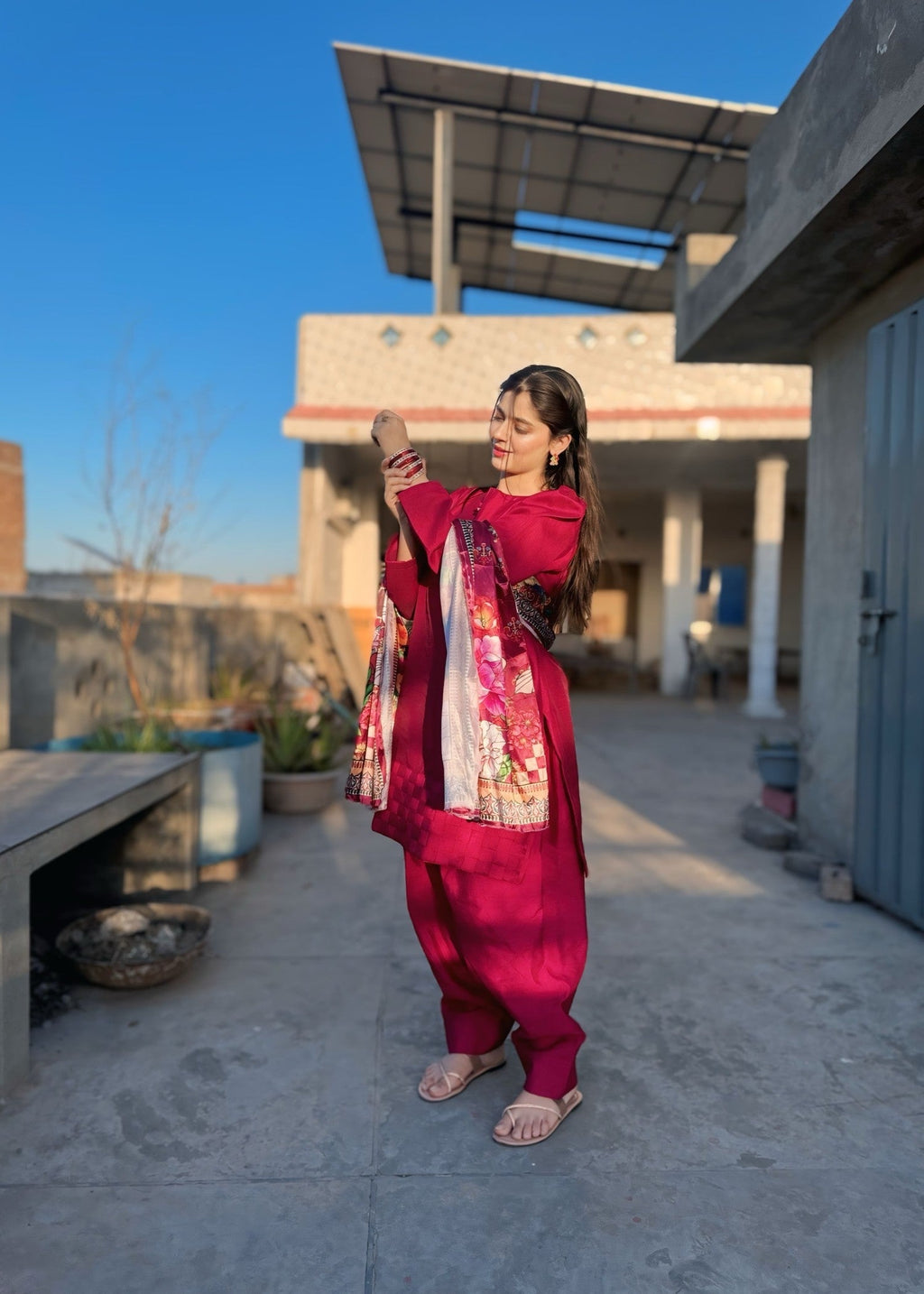 Issa&Maryam FARSHI HOT PINK Women 3pcs