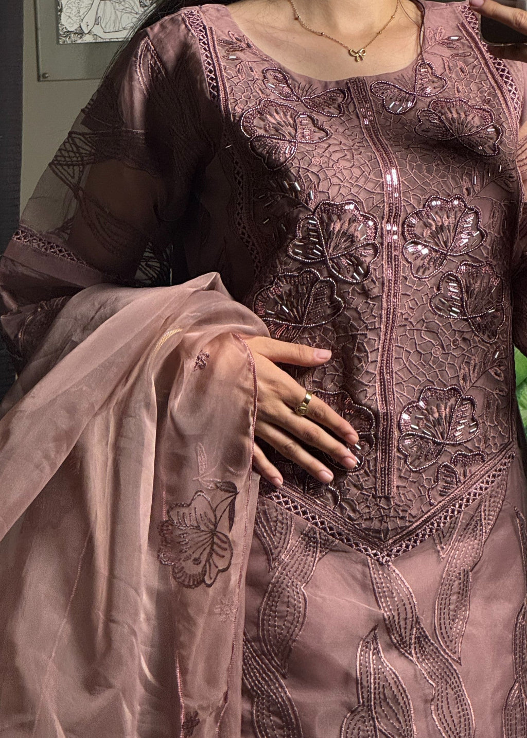 Four Season Boutique SHAMEER MAUVE Women 3pcs