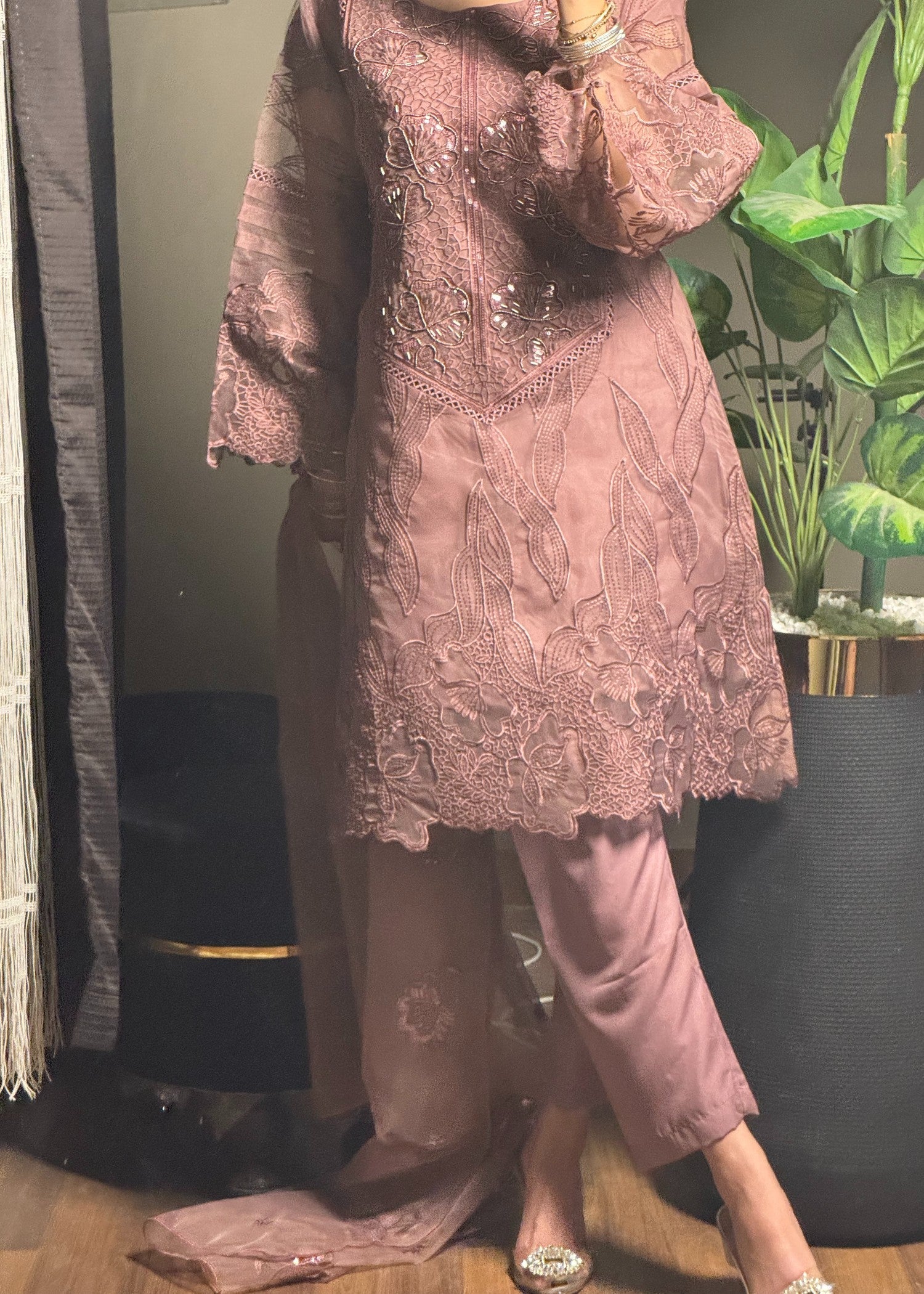 Four Season Boutique SHAMEER MAUVE Women 3pcs