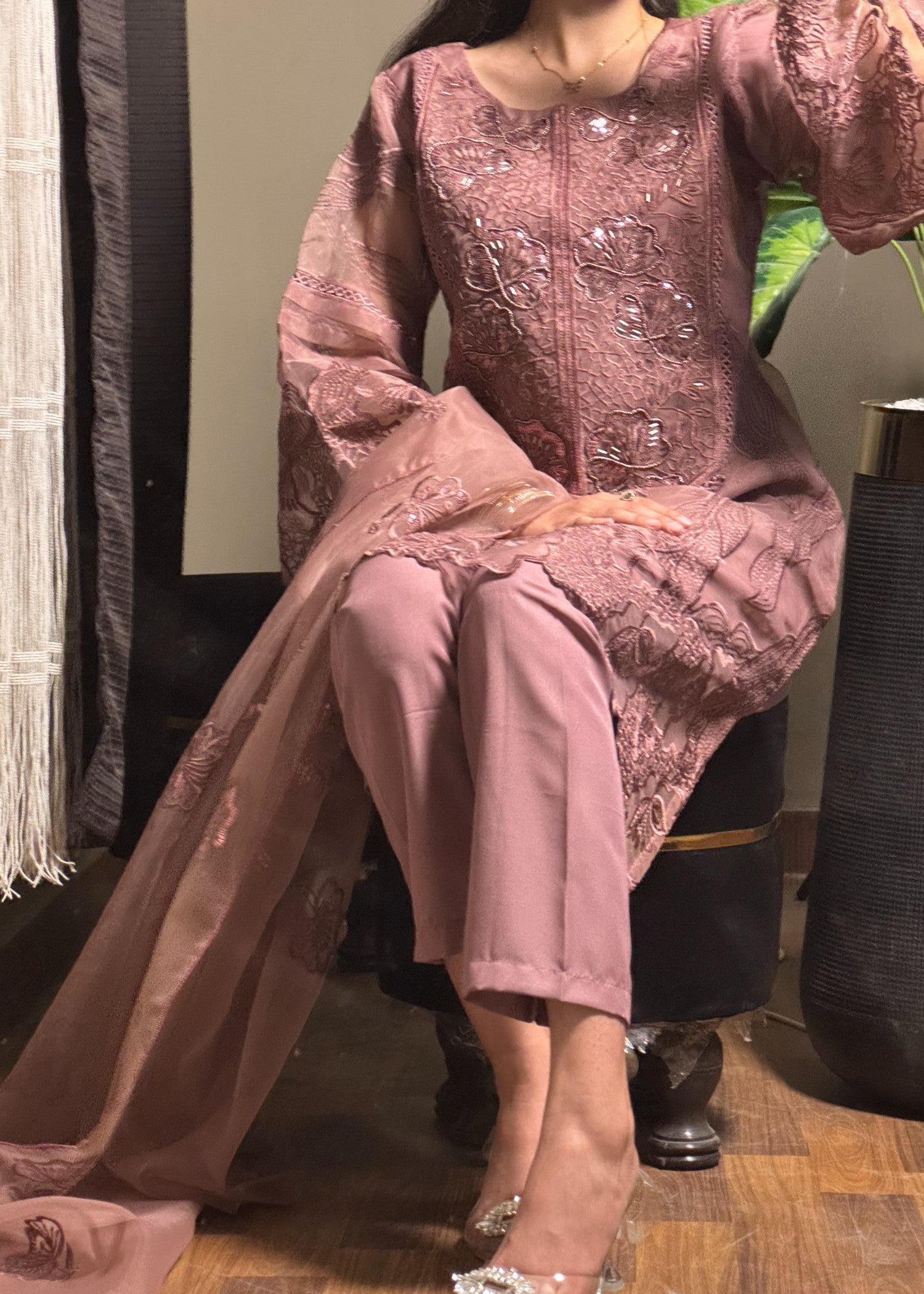 Four Season Boutique SHAMEER MAUVE Women 3pcs