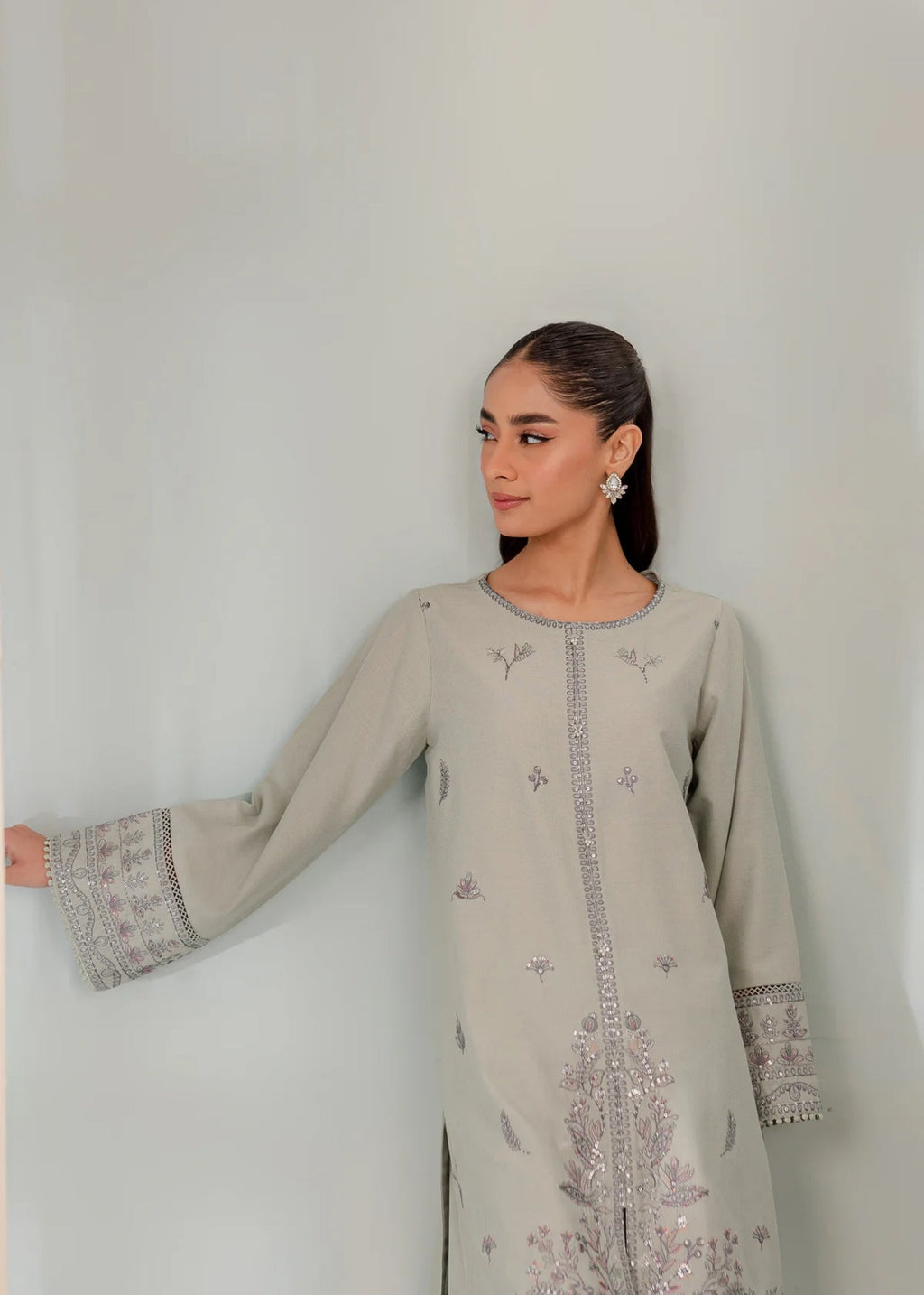 The Turkish Wear Milano Embroidered Set Women 2pcs