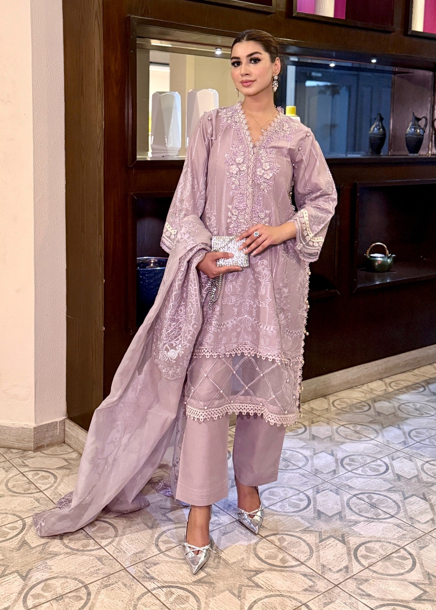 Waniya Awais WAL 60 Stitched Women 3pcs