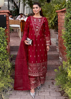 Waniya Awais WAL 63 Lawn Stitched Women 3pcs
