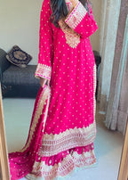 Four Season Boutique HASEENS FARSHY HOTPINK Women 3pcs