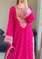 Four Season Boutique HASEENS FARSHY HOTPINK Women 3pcs