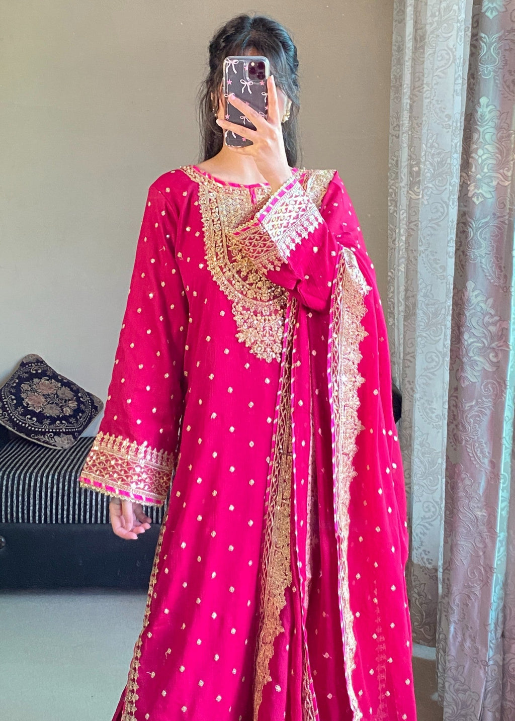 Four Season Boutique HASEENS FARSHY HOTPINK Women 3pcs