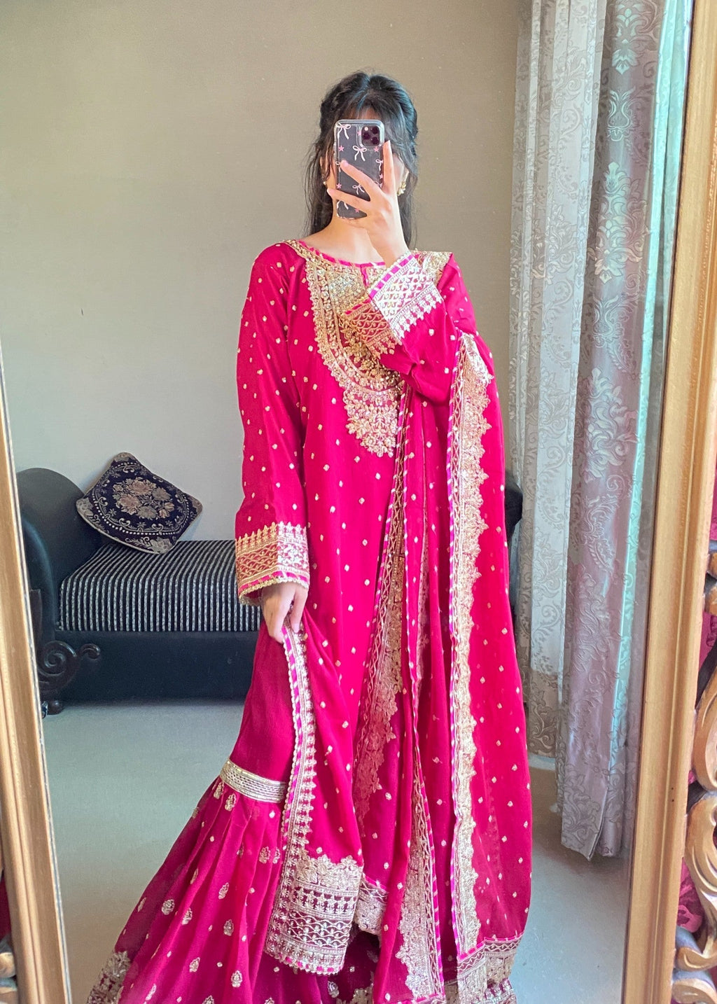 Four Season Boutique HASEENS FARSHY HOTPINK Women 3pcs