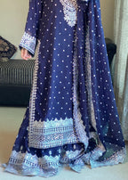 Four Season Boutique HASEENS FARSHY NAVY BLUE Women 3pcs