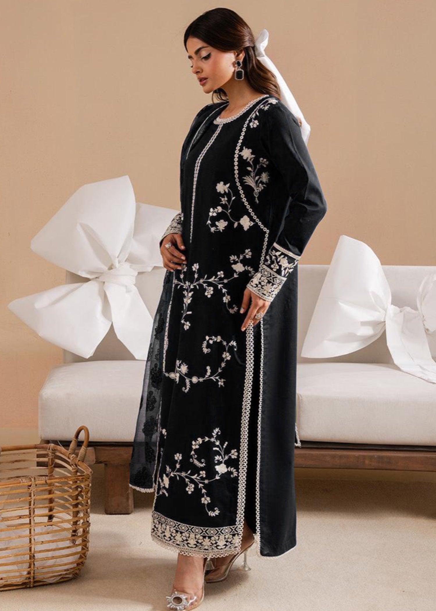 The Turkish Wear Sole Black Women 3pcs