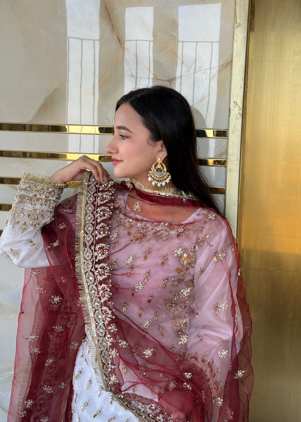 Suits By Sadia LAAL DUPPATTA NIKKAH SPECIAL Women 3pcs