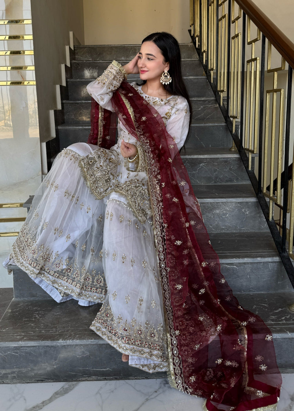 Suits By Sadia LAAL DUPPATTA NIKKAH SPECIAL Women 3pcs