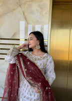 Suits By Sadia LAAL DUPPATTA NIKKAH SPECIAL Women 3pcs