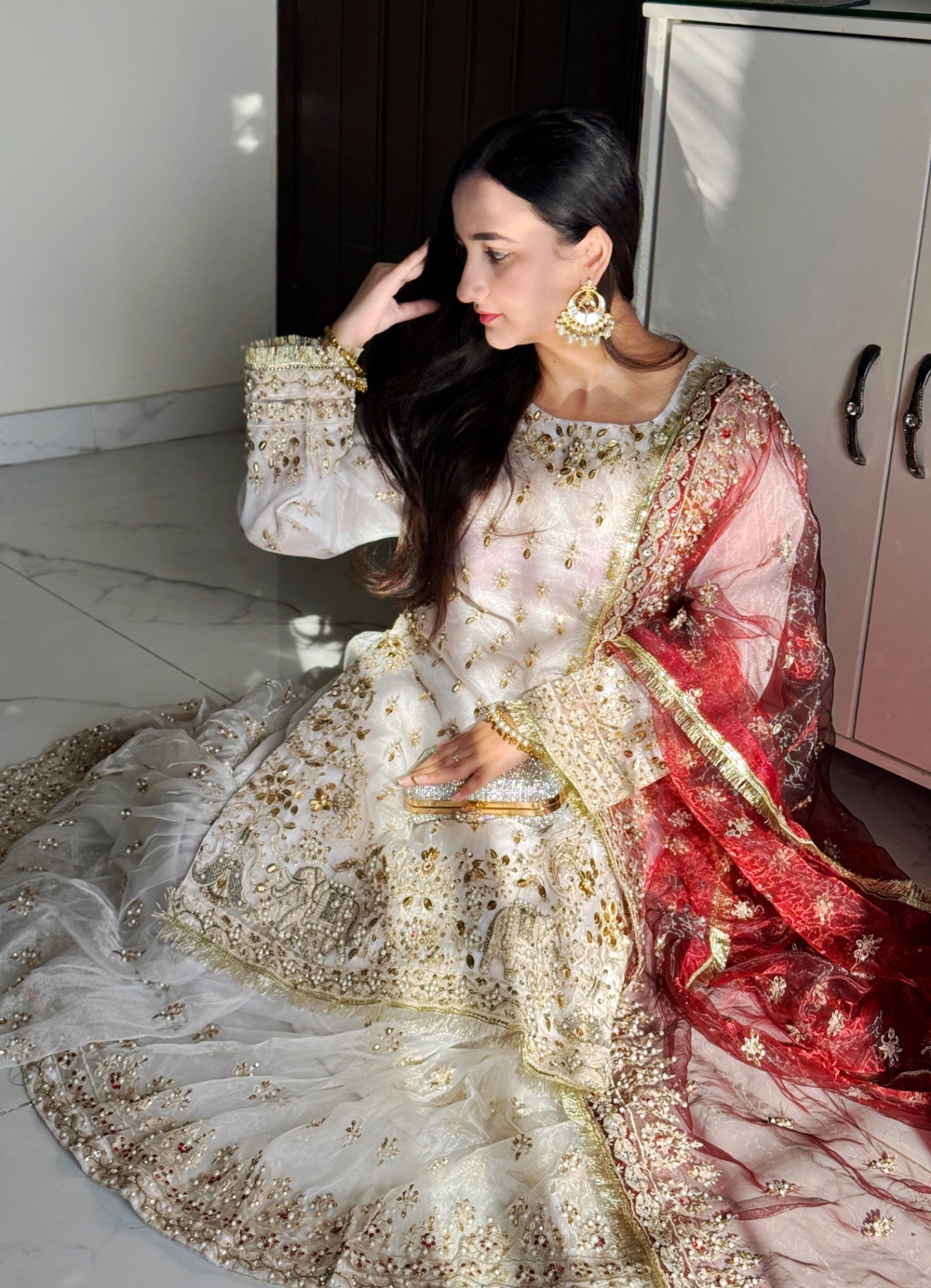 Suits By Sadia LAAL DUPPATTA NIKKAH SPECIAL Women 3pcs