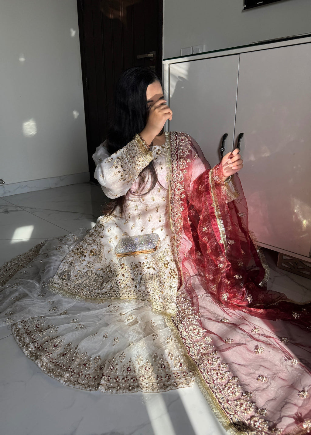 Suits By Sadia LAAL DUPPATTA NIKKAH SPECIAL Women 3pcs