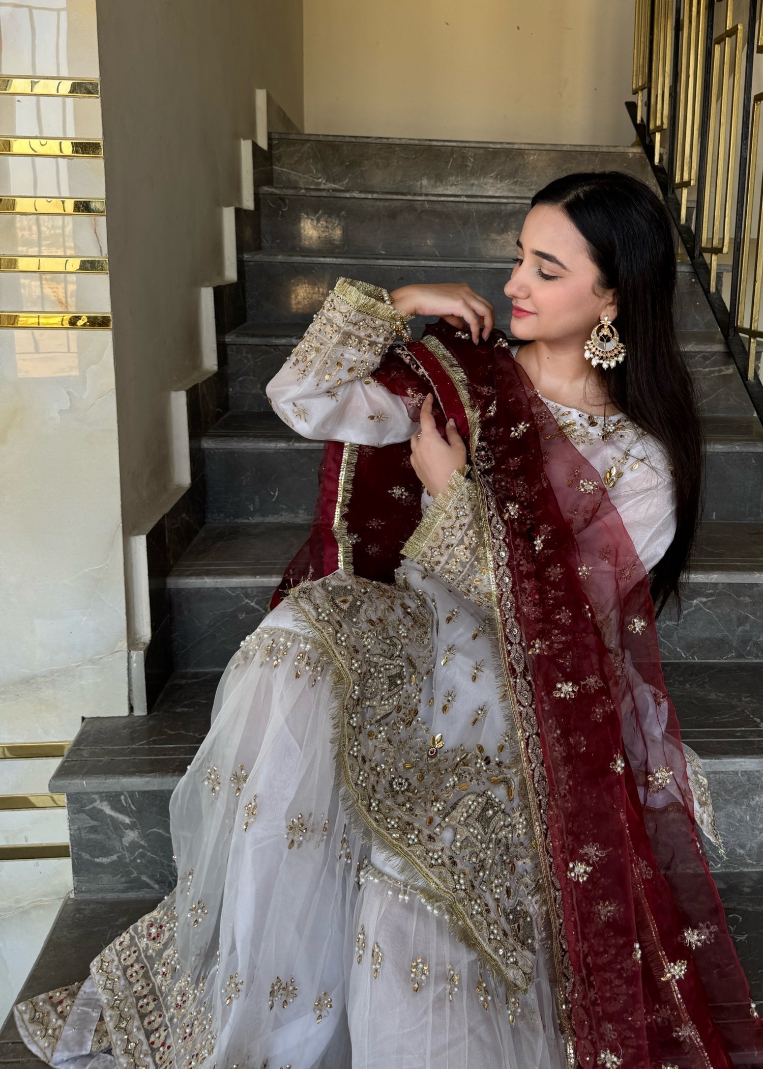 Suits By Sadia LAAL DUPPATTA NIKKAH SPECIAL Women 3pcs