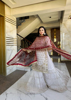 Suits By Sadia LAAL DUPPATTA NIKKAH SPECIAL Women 3pcs