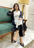 Urban Cut Cotton Embellished Kurta Stylish & Elegant Women 1pcs
