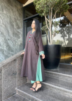 Urban Cut Cotton Yarn Dyed Suit Women 2pcs